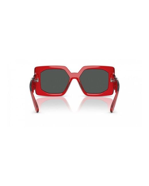 Versace Red Injected Sunglasses
