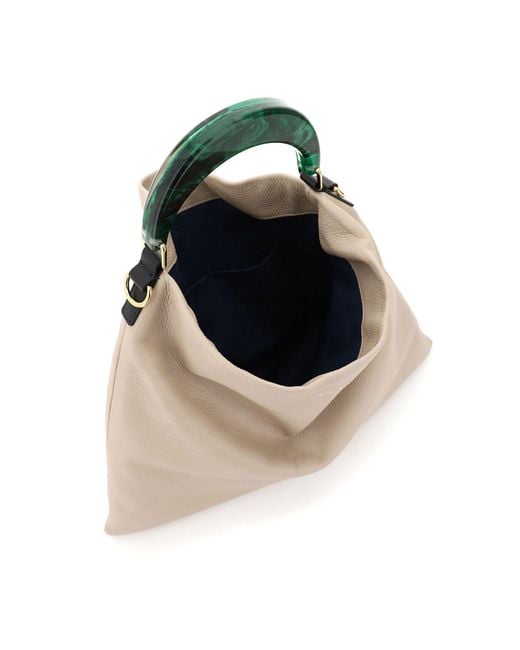 Marni Multicolor Hobo Medium Bag With Resin Handle