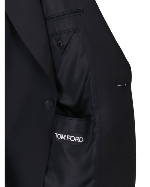 Tom Ford Black Jackets Wool for men