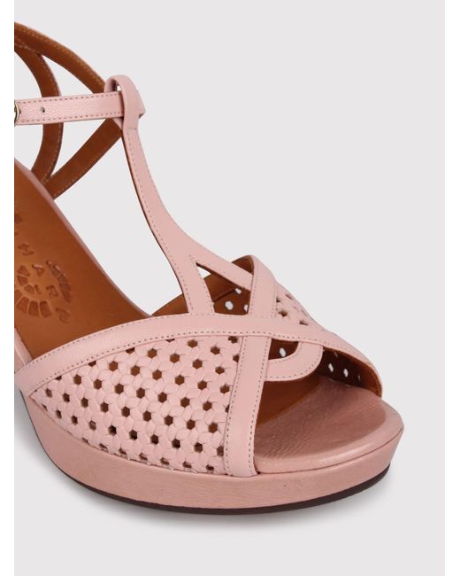 Chie Mihara Pink Kegy 92Mm Leather Sandals