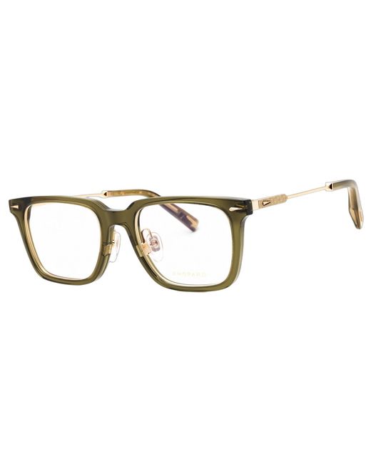 Chopard Black Chopard Vch34603Aq Acetate Square-Frame Eyeglasses for men