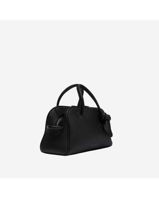 Jacquemus Black Il Piccolo Turismo Bag Calfskin Leather Handbags