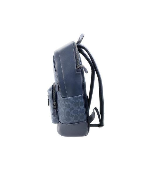 COACH Blue Backpack Denim- Cowhide Bags Backpacks
