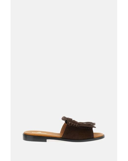 Sebago Brown Sandals Leather