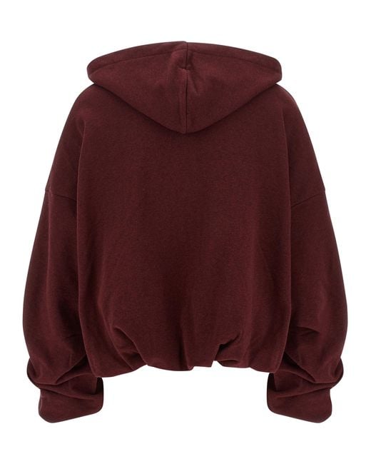 Dries Van Noten Red 'Hannett' Hoodie