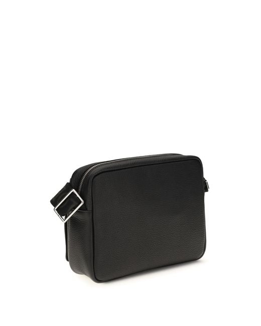 Loewe Black Messenger Bag Pebble Calf Leather (Bos Taurus) Shoulder for men