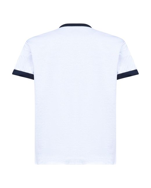 Prada White Reversible Cotton T-Shirt for men
