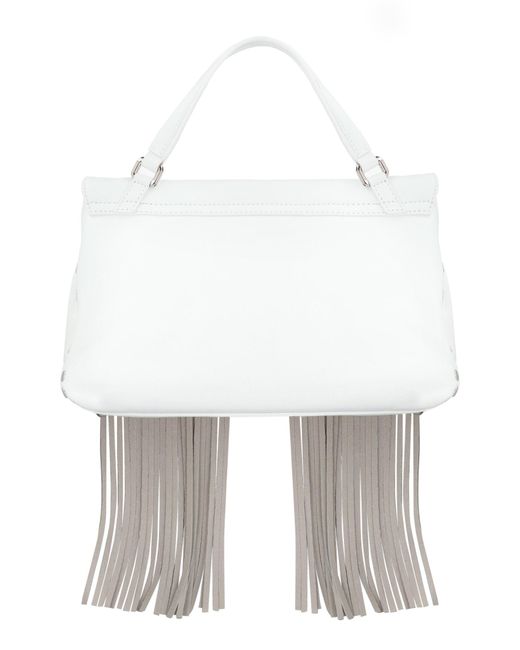 Zanellato White Postina S Leather Handbag
