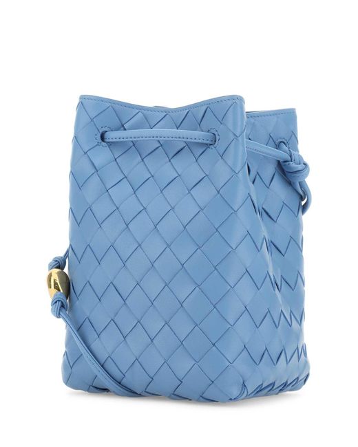 Bottega Veneta Blue Bucket Bags