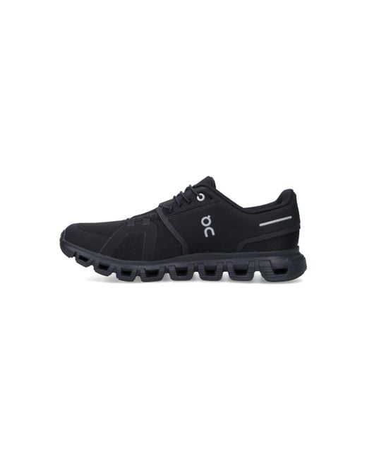 On Shoes Black Cloud 6 Sneakers for men