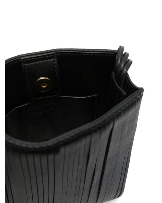 Jil Sander Black Tangle Small Bag
