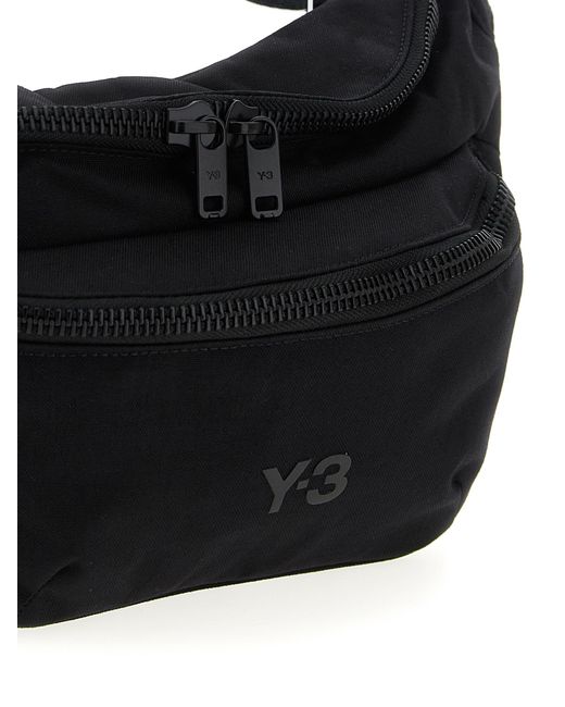 Y-3 Black Polyamide Crossbody Bag