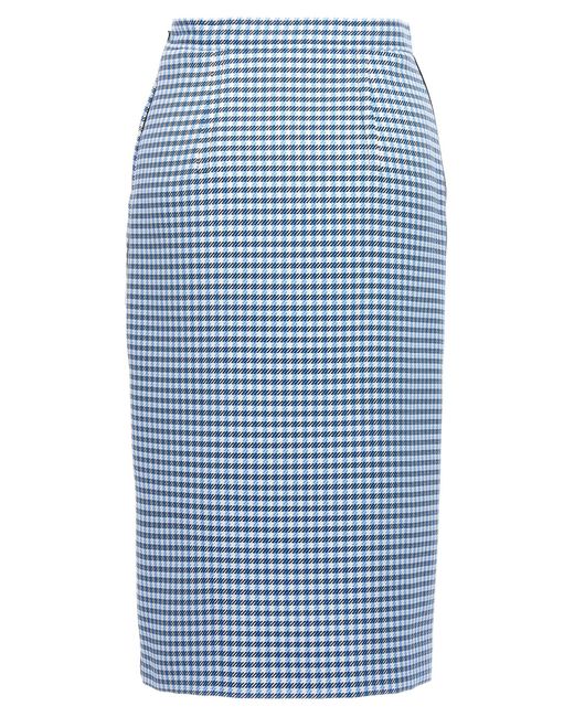 Marni Blue Check Longuette Skirt Skirts