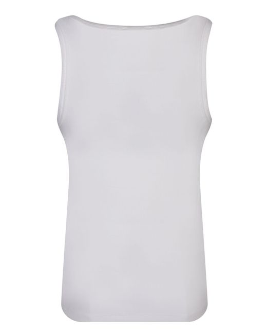 Moncler White Logo-Embroidered Sports Vest