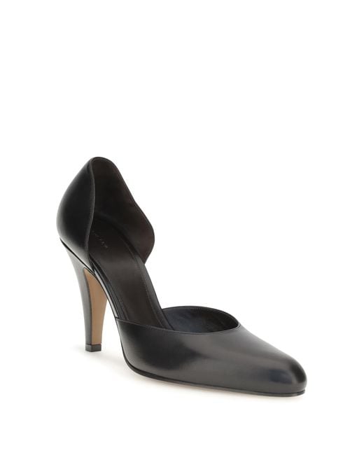 The Row Black Ornella Dorsay Pumps