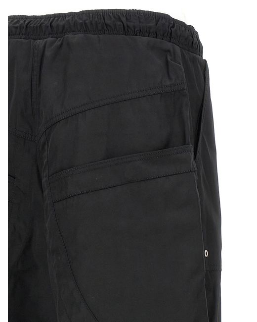 The Attico Black Relaxed-Fit Pants With Adjustable Drawstring