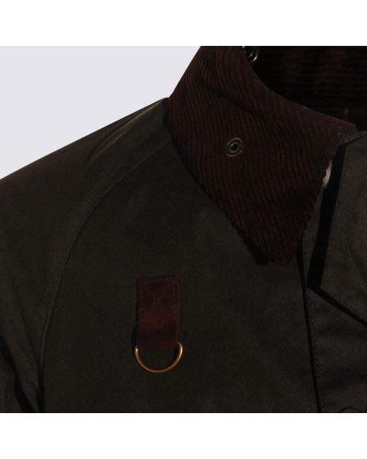 Barbour Black Cotton Casual Jacket for men