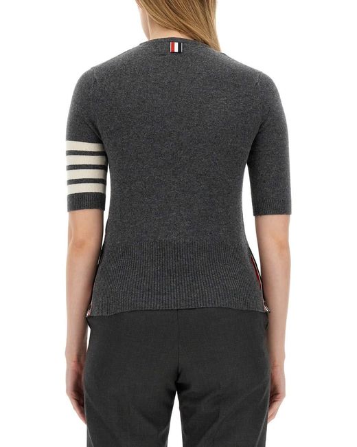 Thom Browne Black Cashmere Sweater