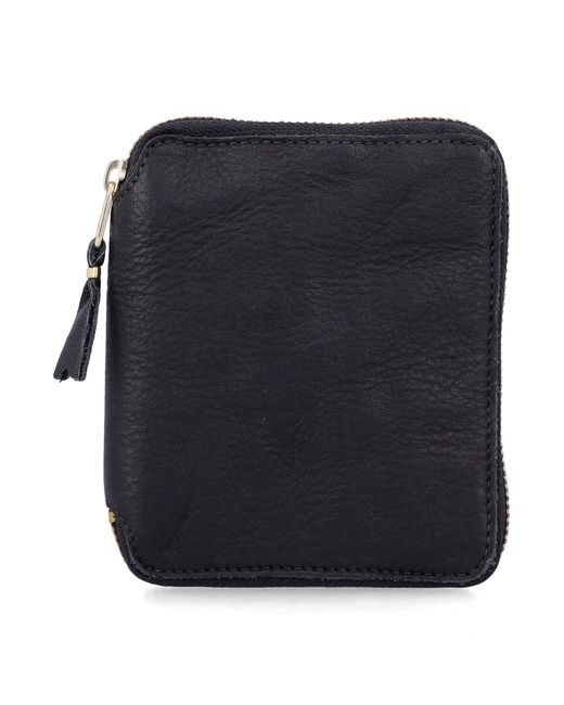 Comme des Garçons Blue Lenticular Zip Cowhide