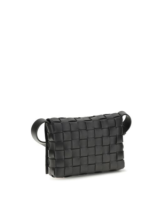Bottega Veneta Gray Messenger Crossbody Bag Orto- Calf Leather Shoulder for men