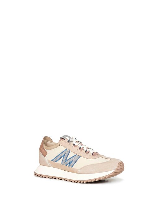 Moncler White Suede And Nubuck Pacey2 Sneakers for men