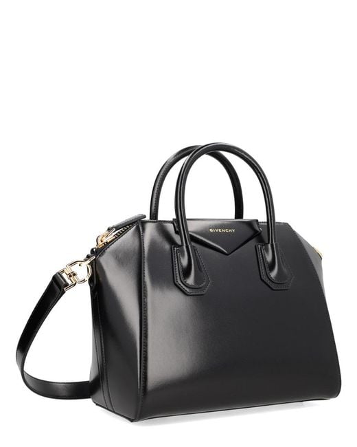 Givenchy Black Leather Handbag Antigona Calf Handbags
