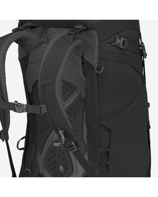 Osprey Black Kestrel 48 Backpack Recycled Polyamide Backpacks for men