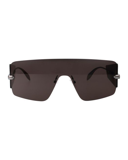 Alexander McQueen Am0460s Sunglasses in Brown for Men | Lyst