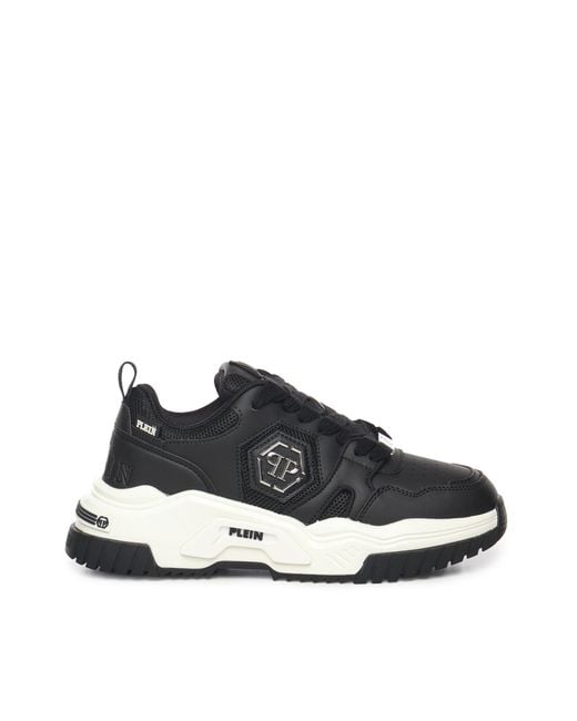 Philipp Plein Black New Predator Sneakers for men