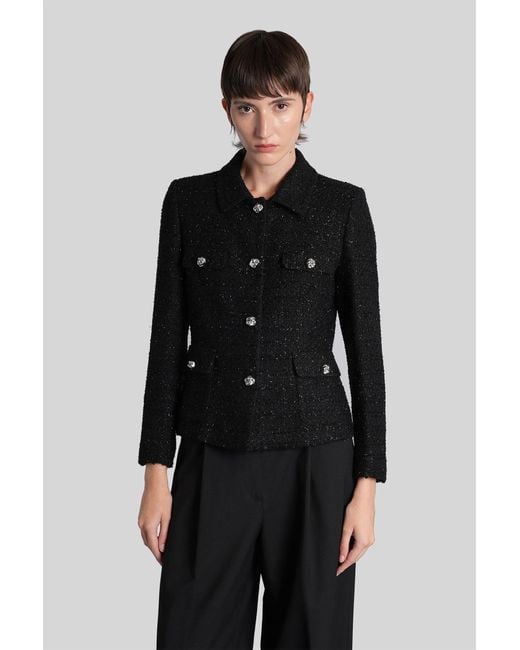 Tagliatore Black India Casual Jacket