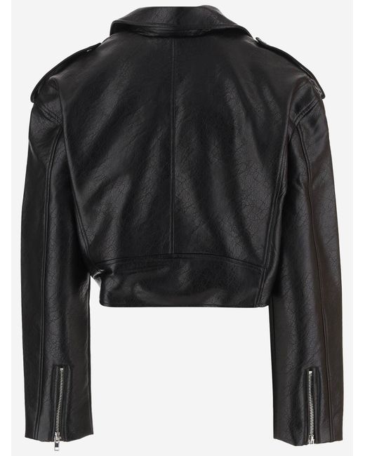 Frankie Shop Black Jacket Polyester Polyurethane