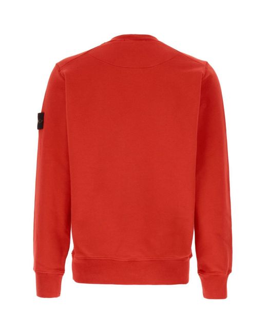 Stone Island Red Sweatshirts for men