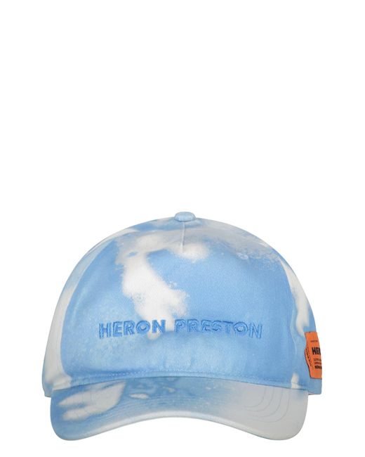 Heron Preston Blue Logo Baseball Cap
