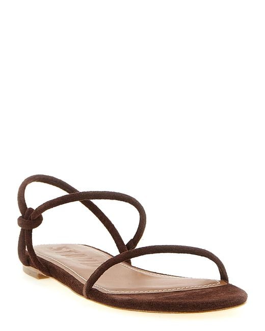 Staud White Laurel Sandals