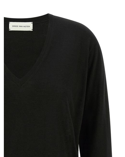 Dries Van Noten Black 'Tuomas' Sweater