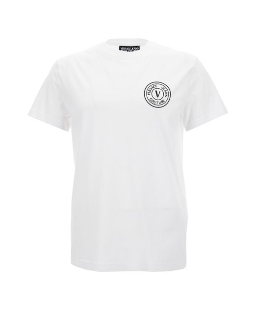 Versace Jeans Couture T-shirt in White for Men | Lyst