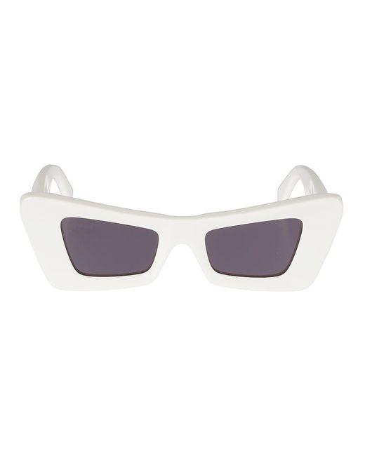 Off-White c/o Virgil Abloh White Accra Cat-eye Frame Sunglasses