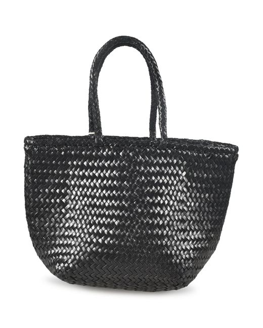 Dragon Diffusion Black Grace Basket Small Shopper Bag