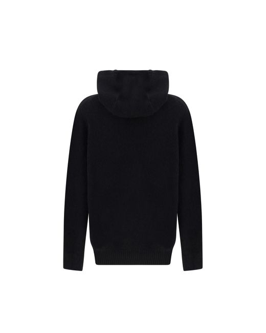 Burberry Blue Forister Knitted Hoodie for men