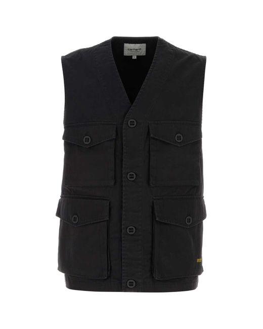 Carhartt Black Jackets And Vests for men
