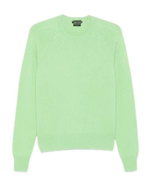 Tom Ford Green Sweater Cashmere for men