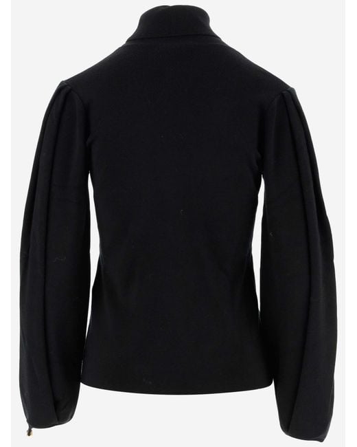 Chloé Black Pullover Wool-Blend