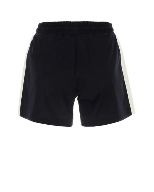 Moncler Blue Cotton Shorts