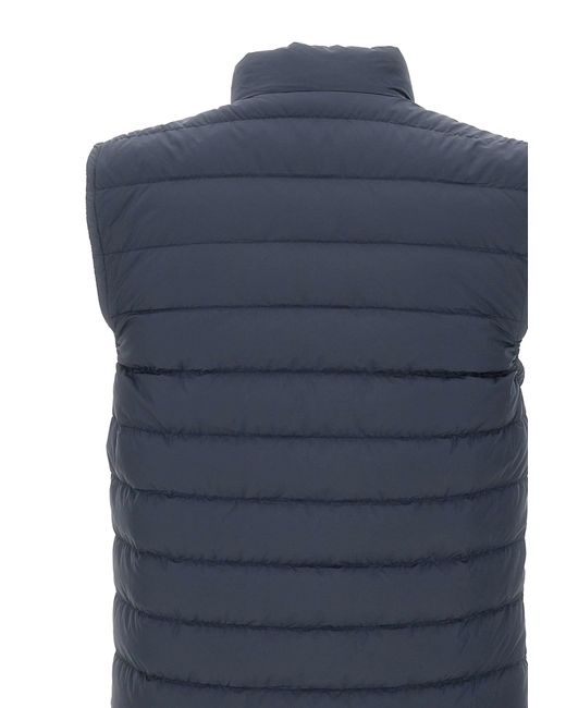 Woolrich Blue Sundance Vest for men