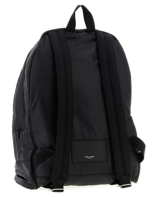 Saint Laurent Black 'City' Backpack for men
