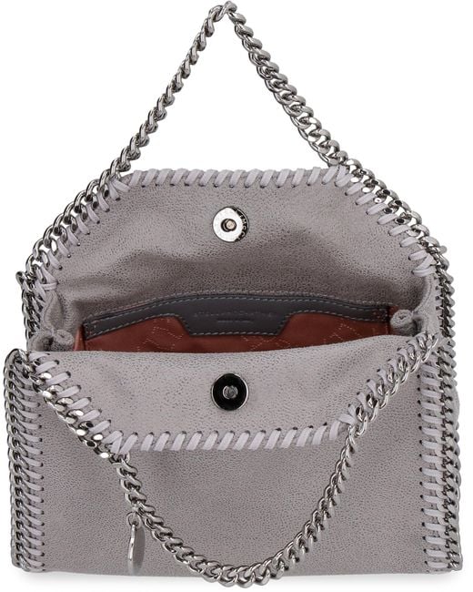 Stella McCartney Gray Mini Tote Bag Falabella Polyester