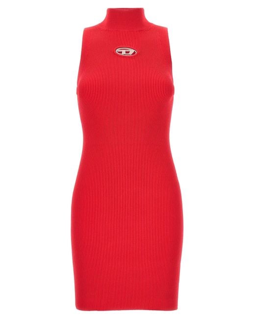 DIESEL Red M-onervax Dresses