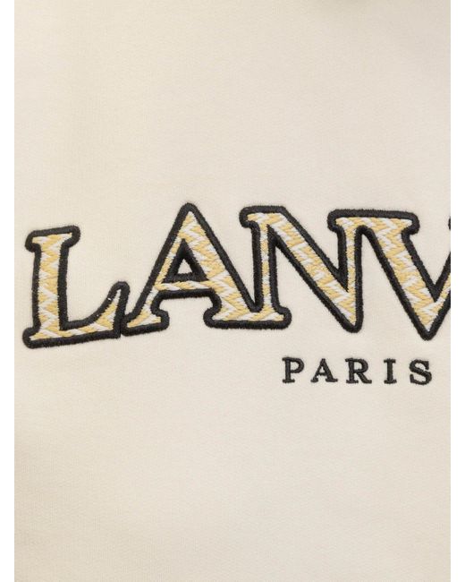 Lanvin White Sweatshirt With Logo