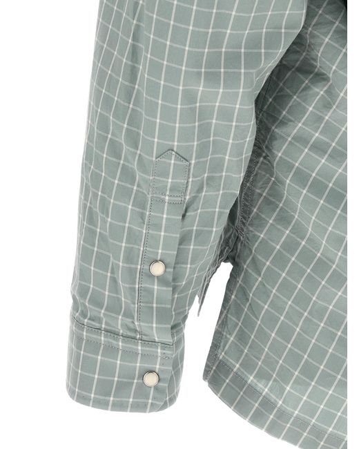 Maison Mihara Yasuhiro Gray Shirt Adhesive Decorations for men
