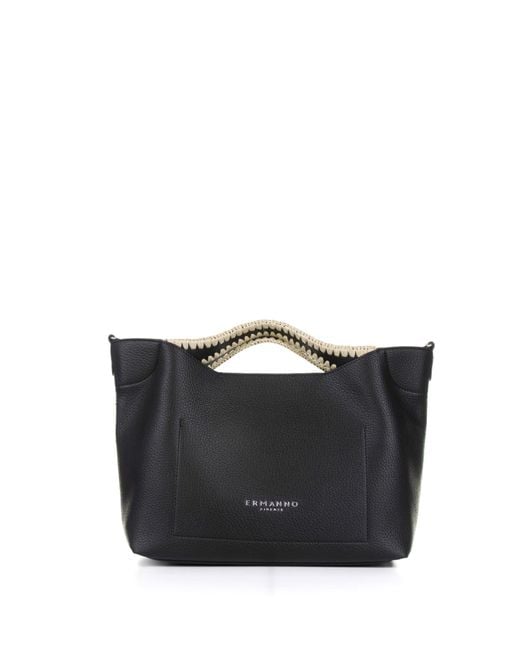 Ermanno Scervino Black Rachele Leather Handbag